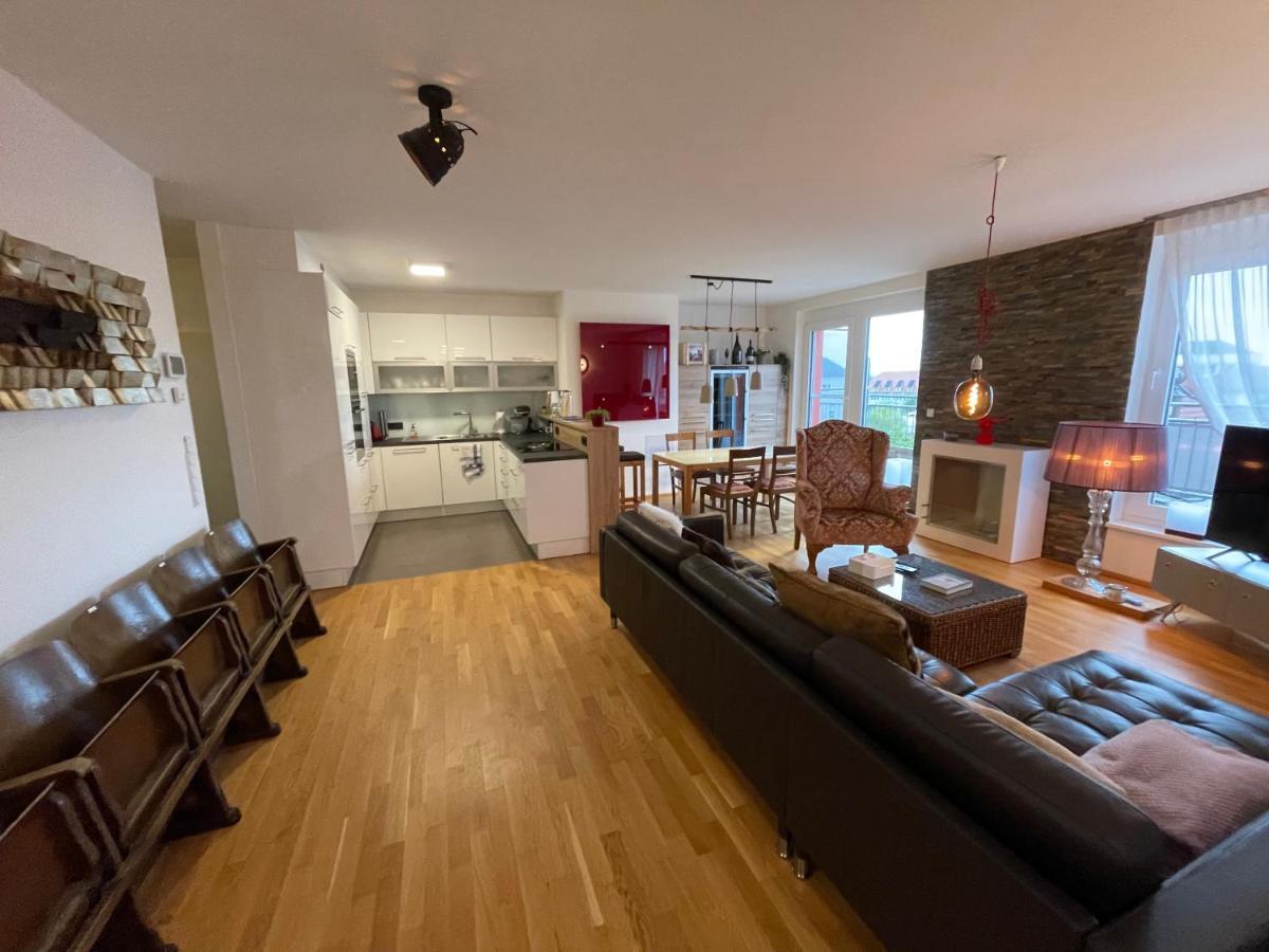 Penthouse Wohnung Am Radweg Mit Dachterasse Waidhofen an der Thaya Eksteriør billede